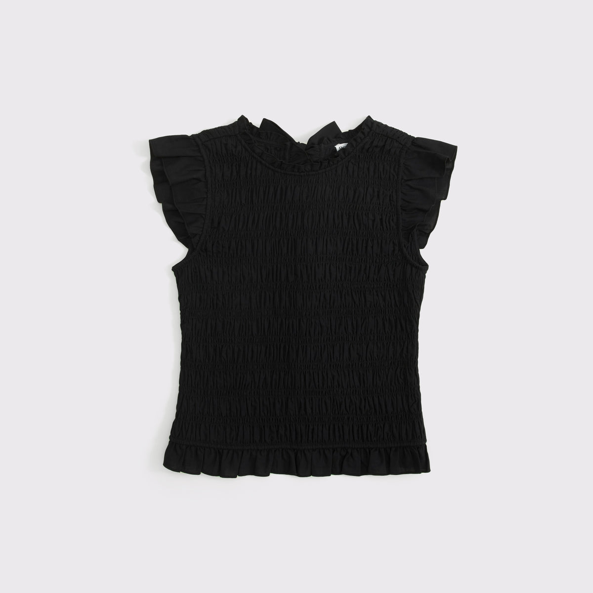 Abercrombie 100% Cotton Tie-Back Smocked Top