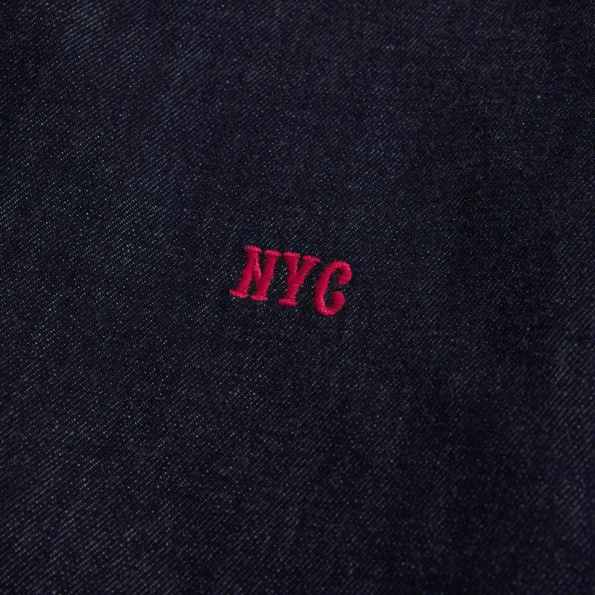 Abercrombie Abbode Oversized Embroidered Denim Shirt
