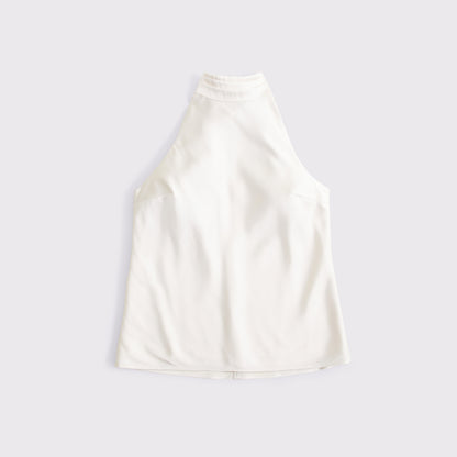 Abercrombie Satin Halter Top