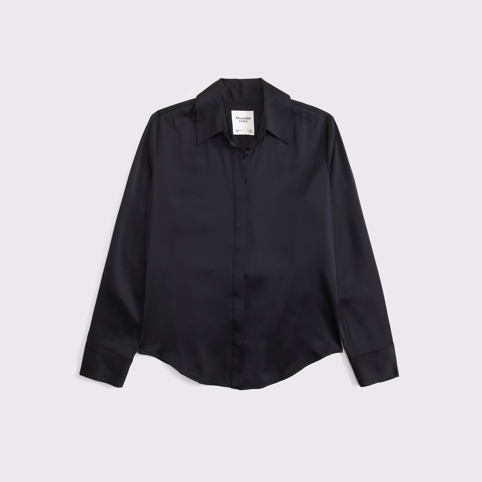 Abercrombie Satin Button-Through Shirt