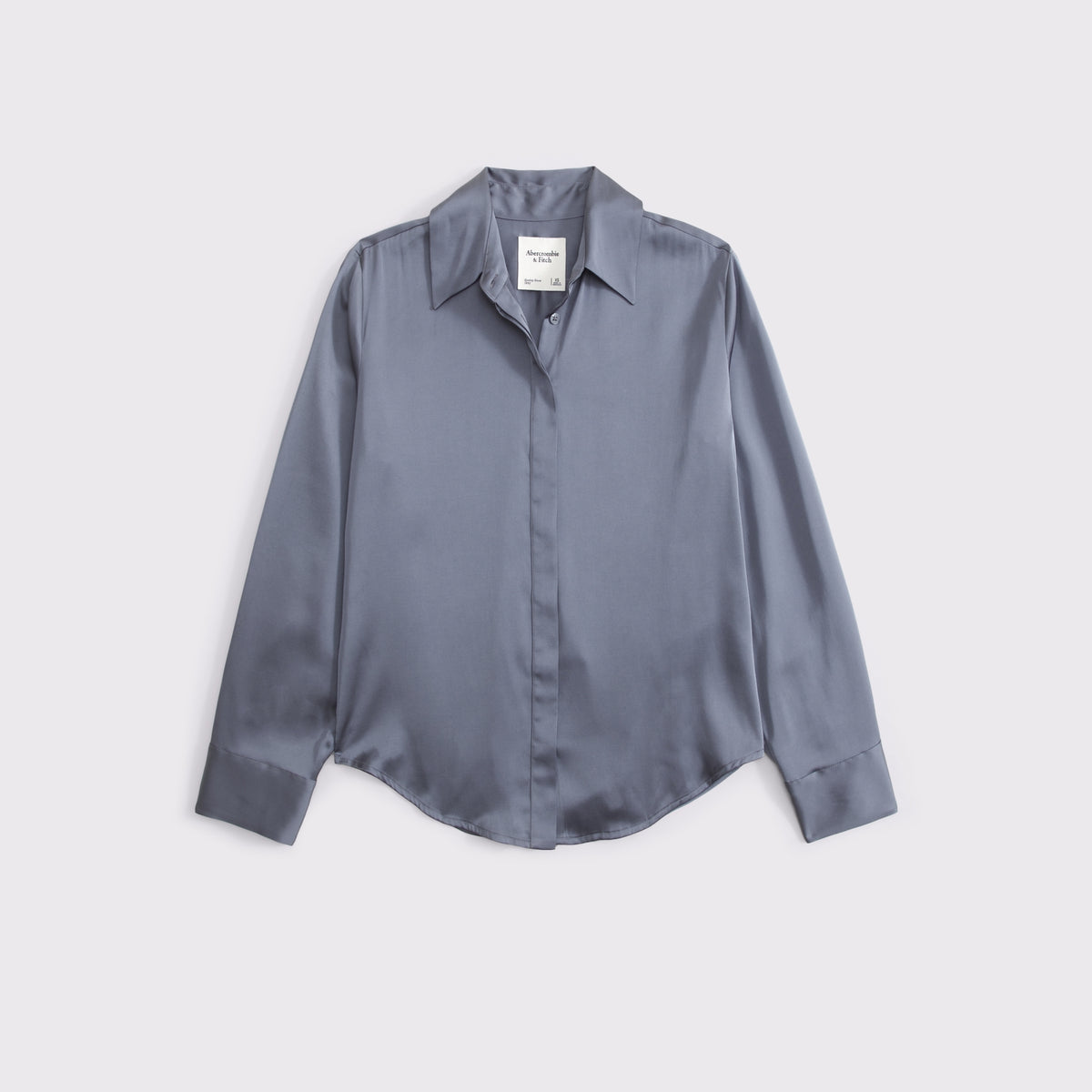 Abercrombie Satin Button-Through Shirt