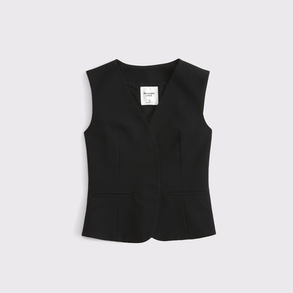 Abercrombie Tie-Back Suiting Vest