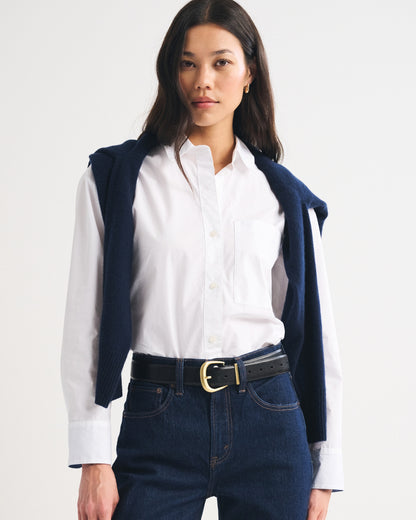 Abercrombie Oversized Poplin Shirt