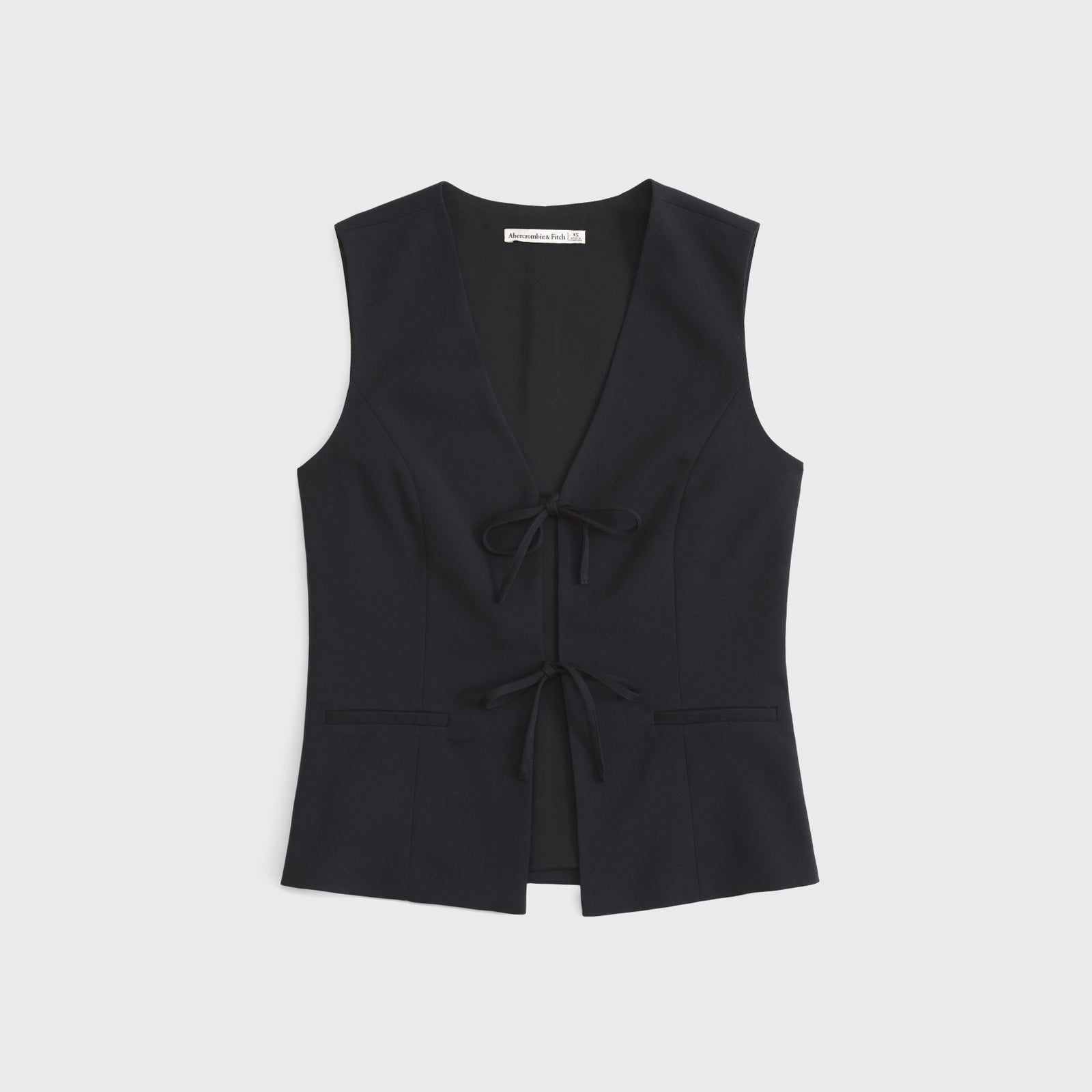 Abercrombie Tie-Front Tailored Vest