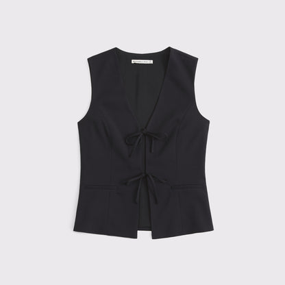 Abercrombie Tie-Front Tailored Vest