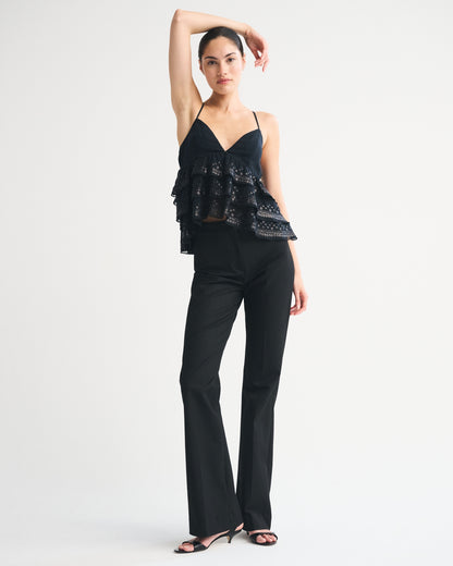 Abercrombie Sequin Tiered Cami