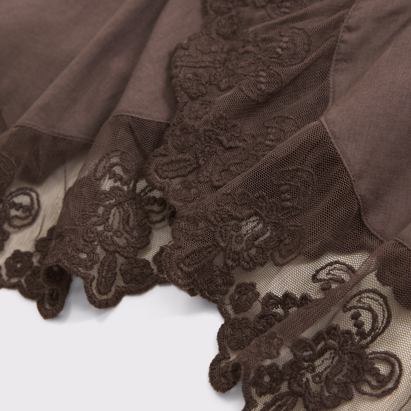 Abercrombie Babydoll Lace-Trim Cami