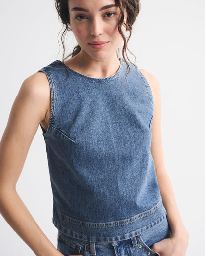 Abercrombie Denim Shell Top