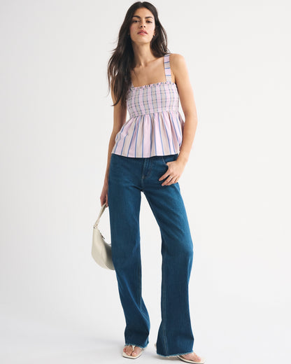 Abercrombie 2-in-1 Convertible Smocked Top