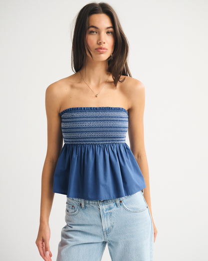 Abercrombie 2-in-1 Convertible Smocked Top
