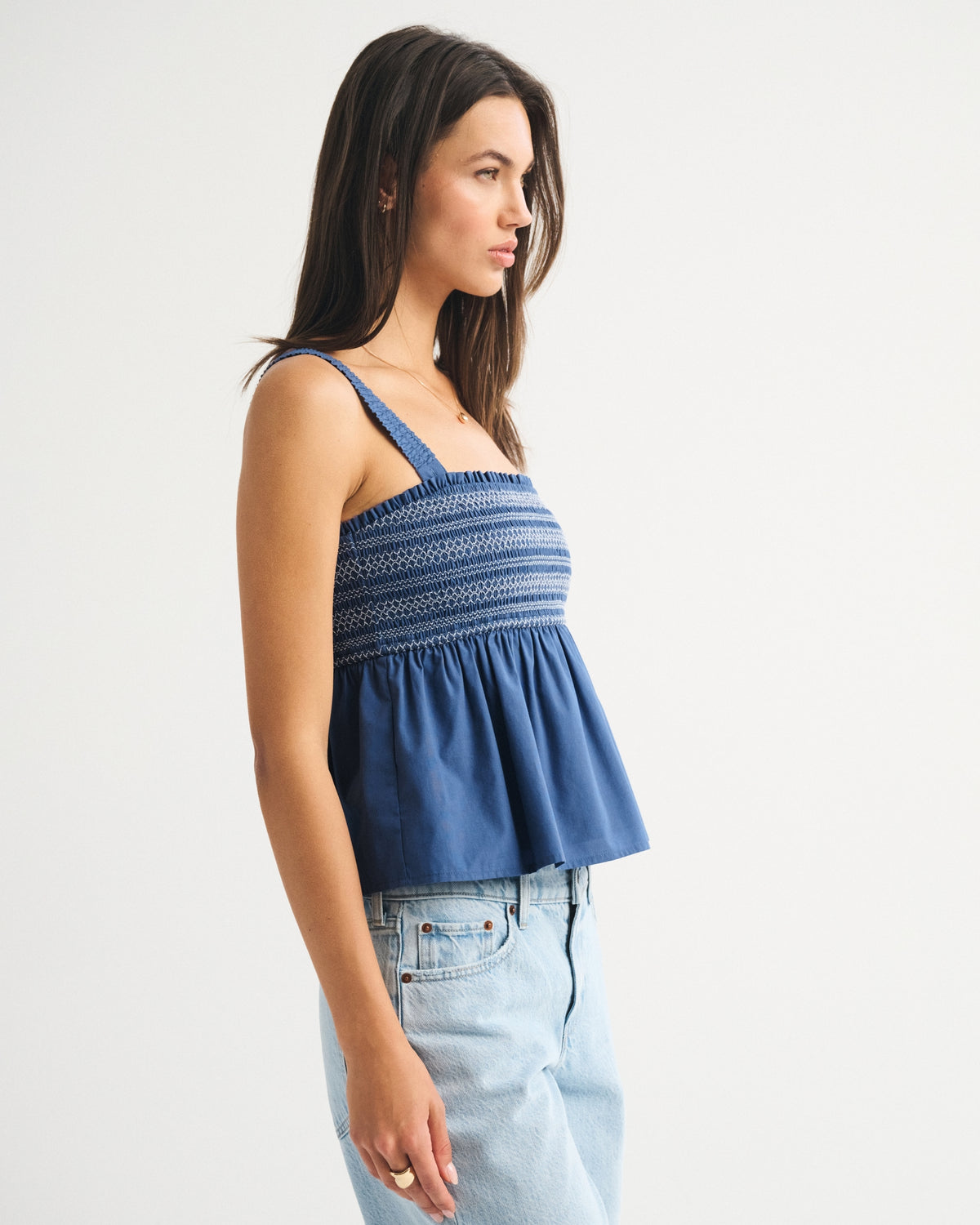 Abercrombie 2-in-1 Convertible Smocked Top