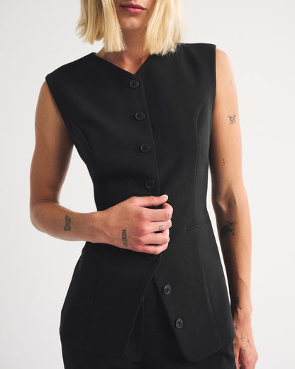 Abercrombie Tailored Button-Up Vest