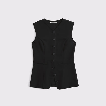 Abercrombie Tailored Button-Up Vest