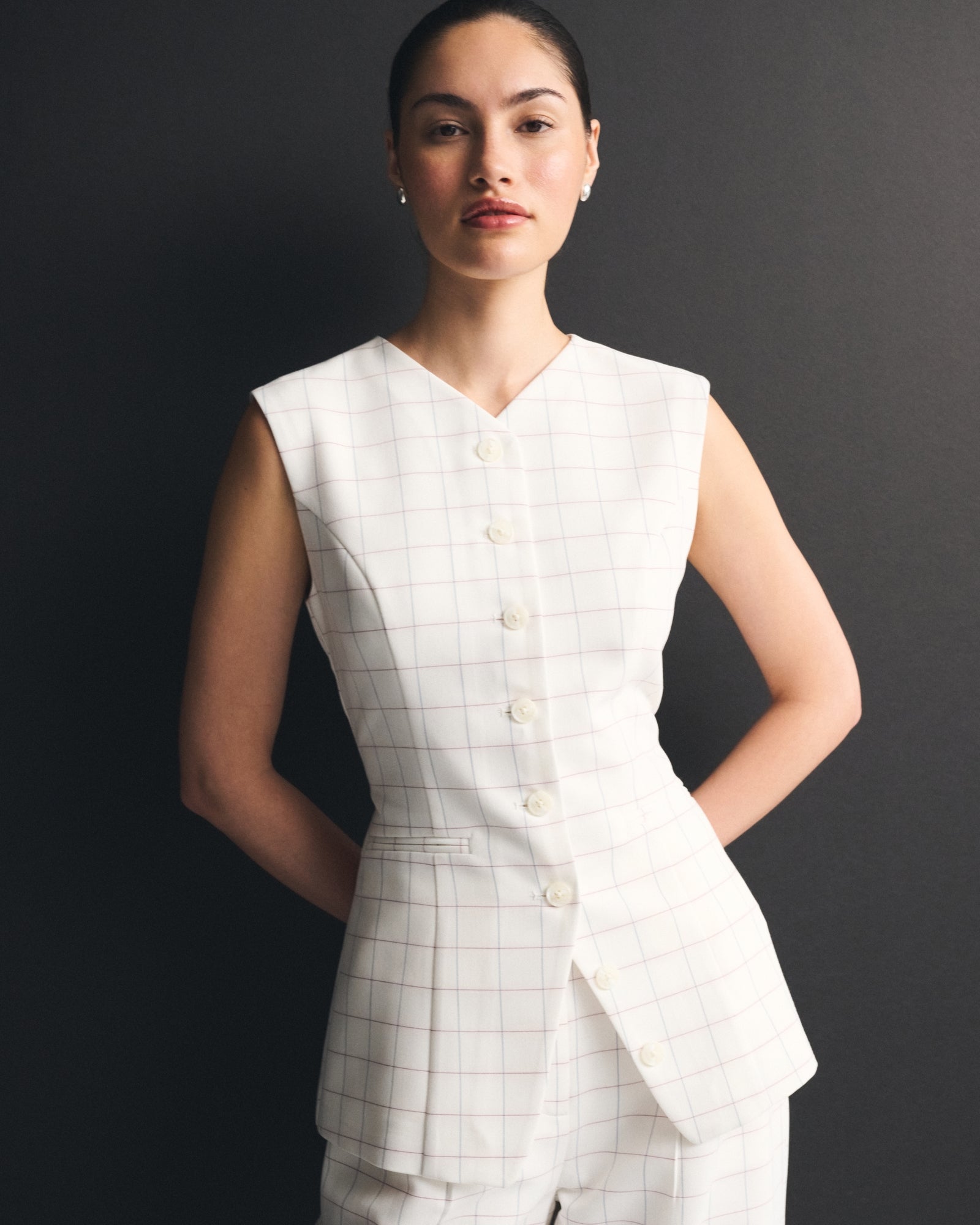 Abercrombie Tailored Button-Up Vest
