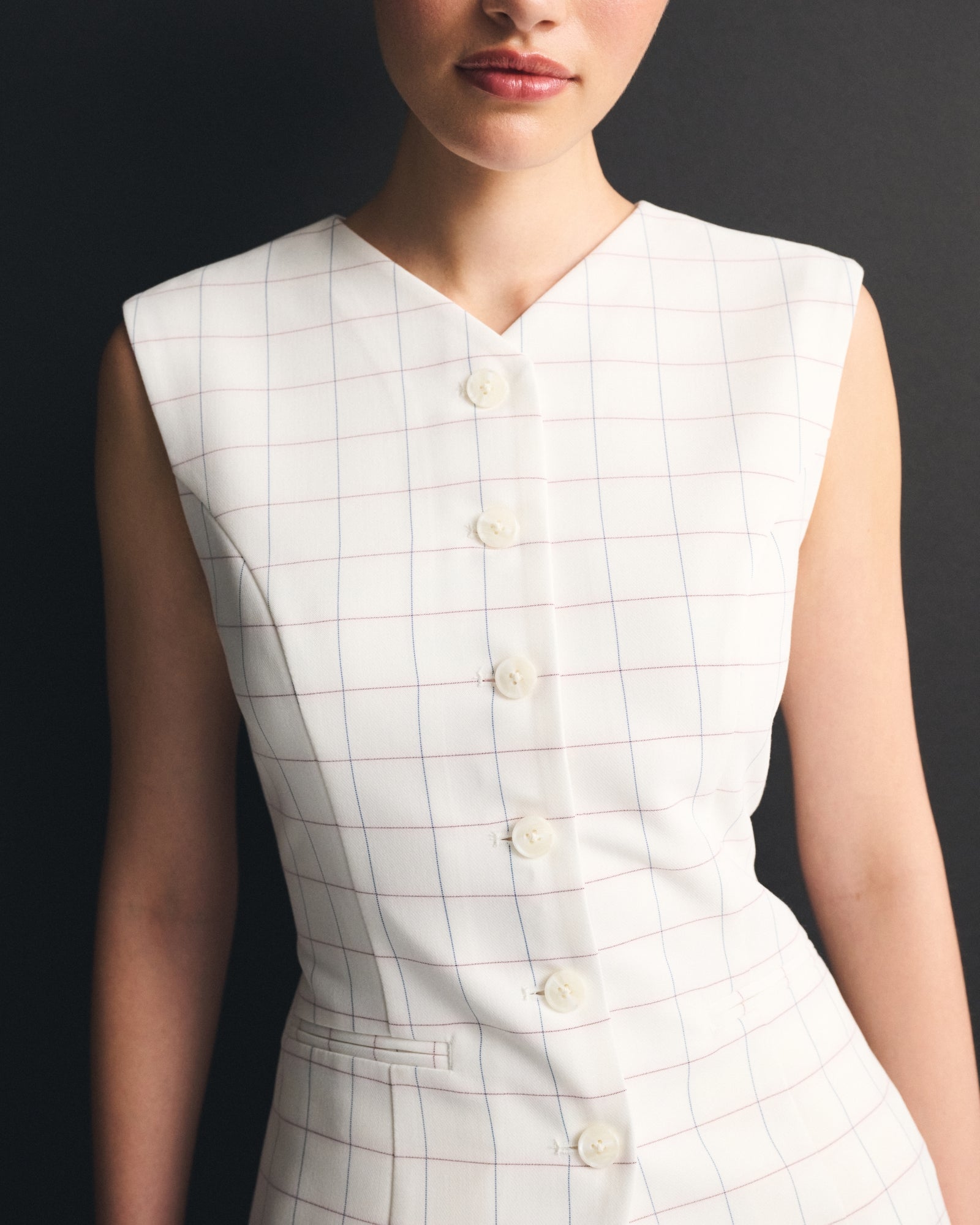 Abercrombie Tailored Button-Up Vest