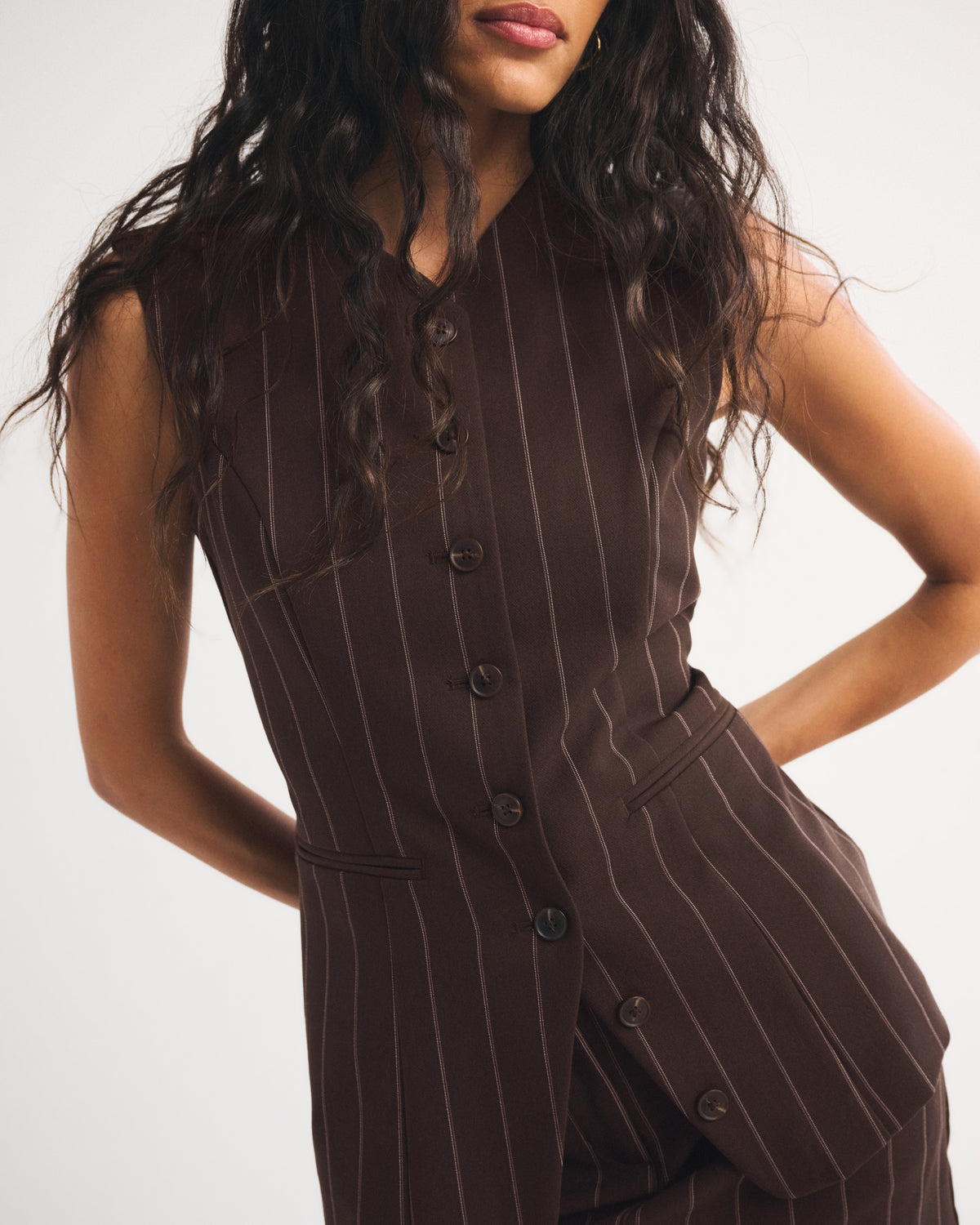 Abercrombie Tailored Button-Up Vest