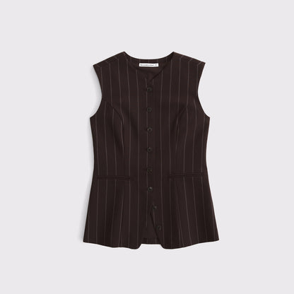 Abercrombie Tailored Button-Up Vest