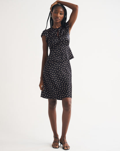 Abercrombie Satin Knee-Length Midi Skirt
