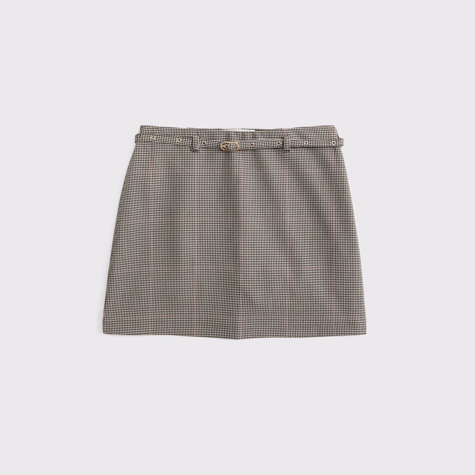 Abercrombie A&F Scarlett Ultra High Rise Belted Suiting Mini Skort