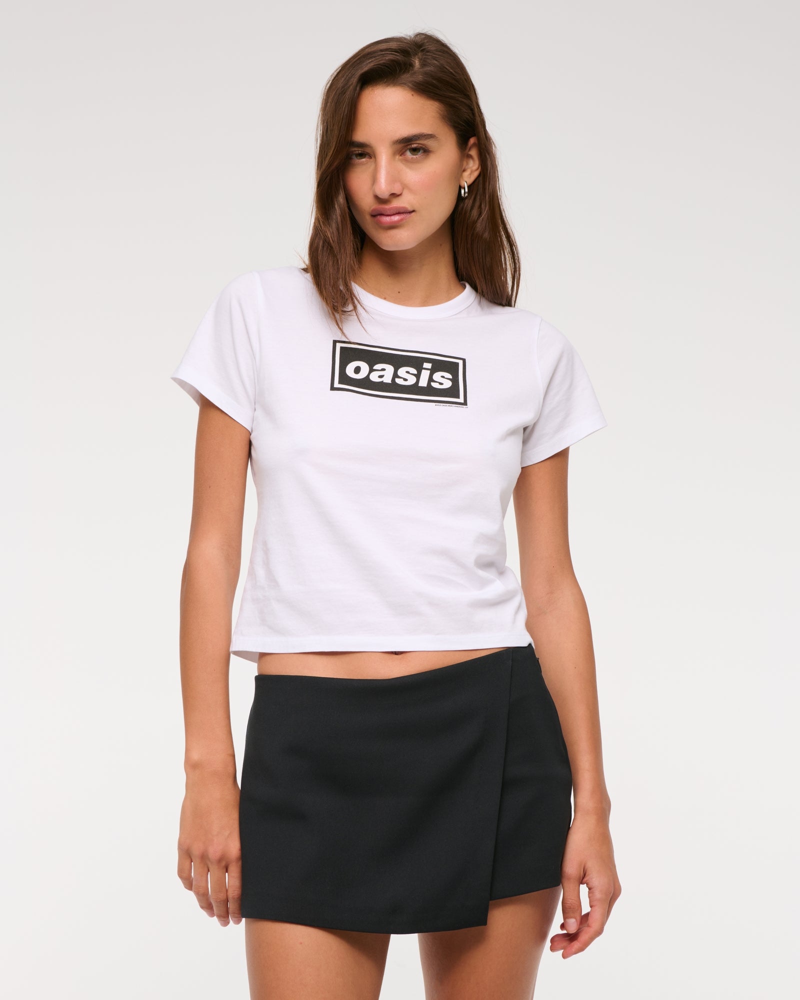 Abercrombie The A&F Scarlett Low Rise Micro Wrap Mini Skort