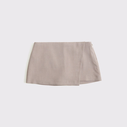 Abercrombie The A&F Scarlett Low Rise Micro Wrap Mini Skort