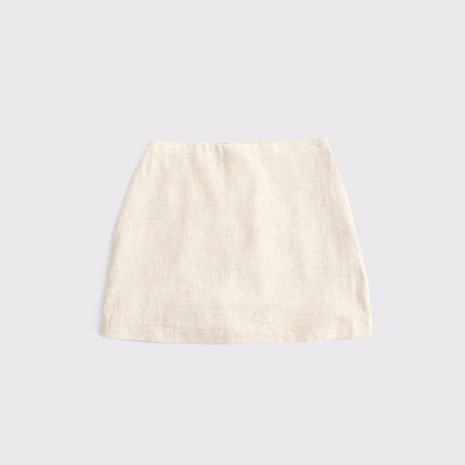Abercrombie The A&F Scarlett Curve Love Linen-Blend Mini Skort