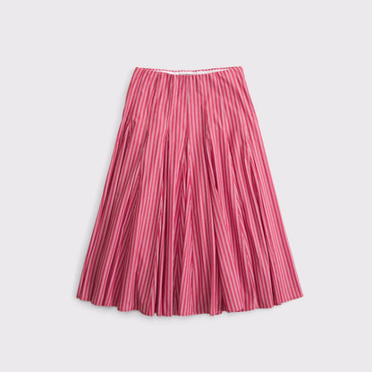 Abercrombie High Rise Godet Midi Skirt