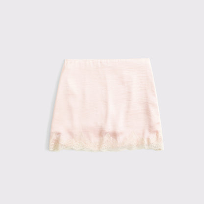 Abercrombie Lace Hem Mini Skort