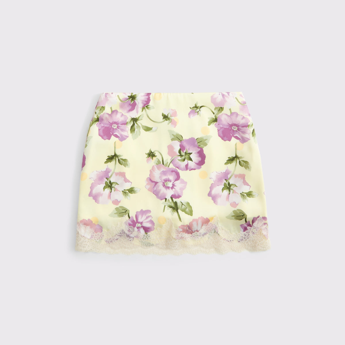 Abercrombie Lace Hem Mini Skort