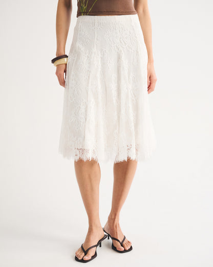Abercrombie Lace Midi Skirt