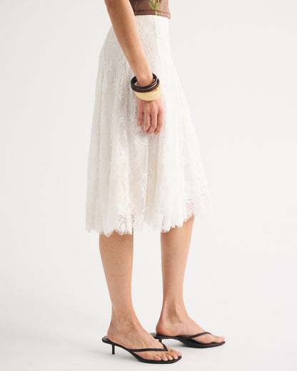 Abercrombie Lace Midi Skirt