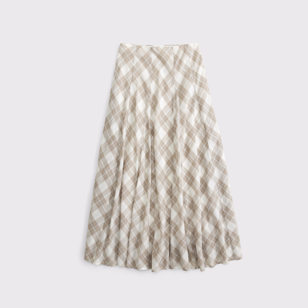 Abercrombie 100% Cotton High Rise Maxi Skirt