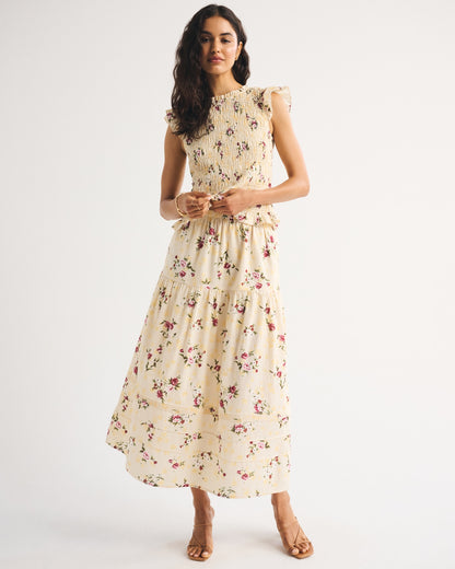 Abercrombie 100% Cotton Boho Maxi Skirt