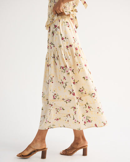 Abercrombie 100% Cotton Boho Maxi Skirt