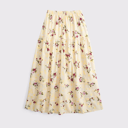 Abercrombie 100% Cotton Boho Maxi Skirt