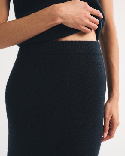 Abercrombie Merino Wool-Blend High Rise Sweater Maxi Skirt