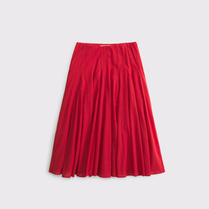 Abercrombie 100% Cotton Godet Midi Skirt