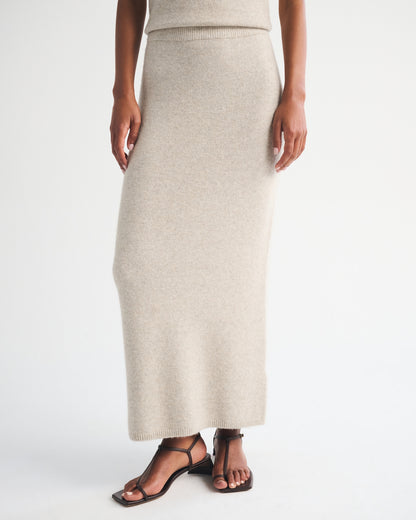 Abercrombie Merino Wool-Blend High Rise Sweater Maxi Skirt