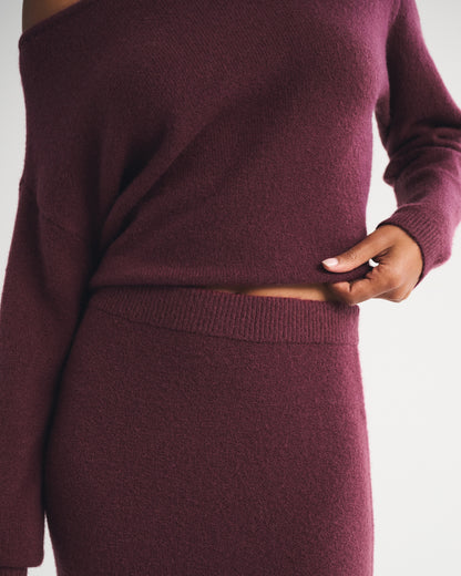 Abercrombie Merino Wool-Blend High Rise Sweater Maxi Skirt
