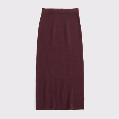 Abercrombie Merino Wool-Blend High Rise Sweater Maxi Skirt