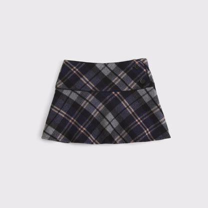 Abercrombie The A&F Scarlett Wool-Blend Mini Skort