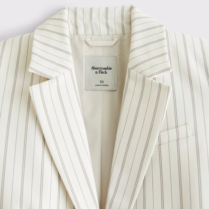 Abercrombie Nipped-Waist Suiting Blazer