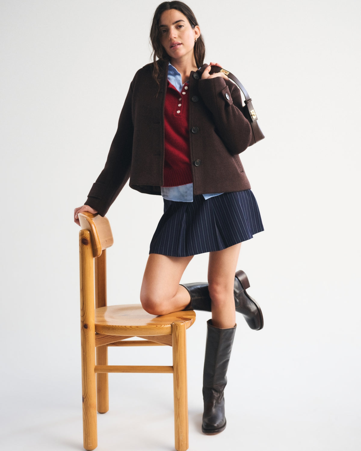Abercrombie Short Wool-Blend Coat