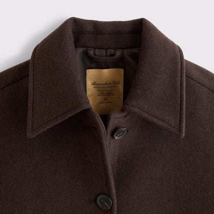 Abercrombie Short Wool-Blend Coat
