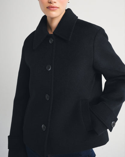 Abercrombie Short Wool-Blend Coat