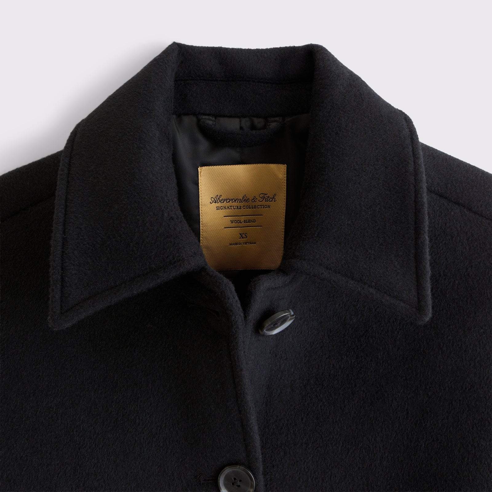 Abercrombie Short Wool-Blend Coat