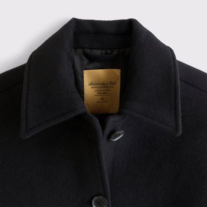 Abercrombie Short Wool-Blend Coat