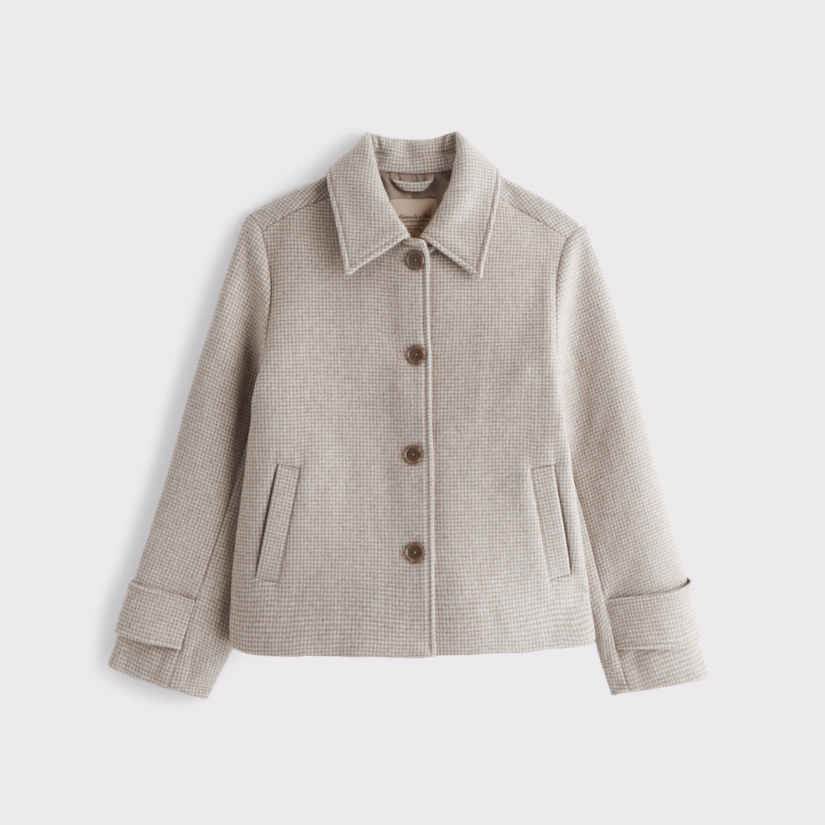 Abercrombie Short Wool-Blend Coat