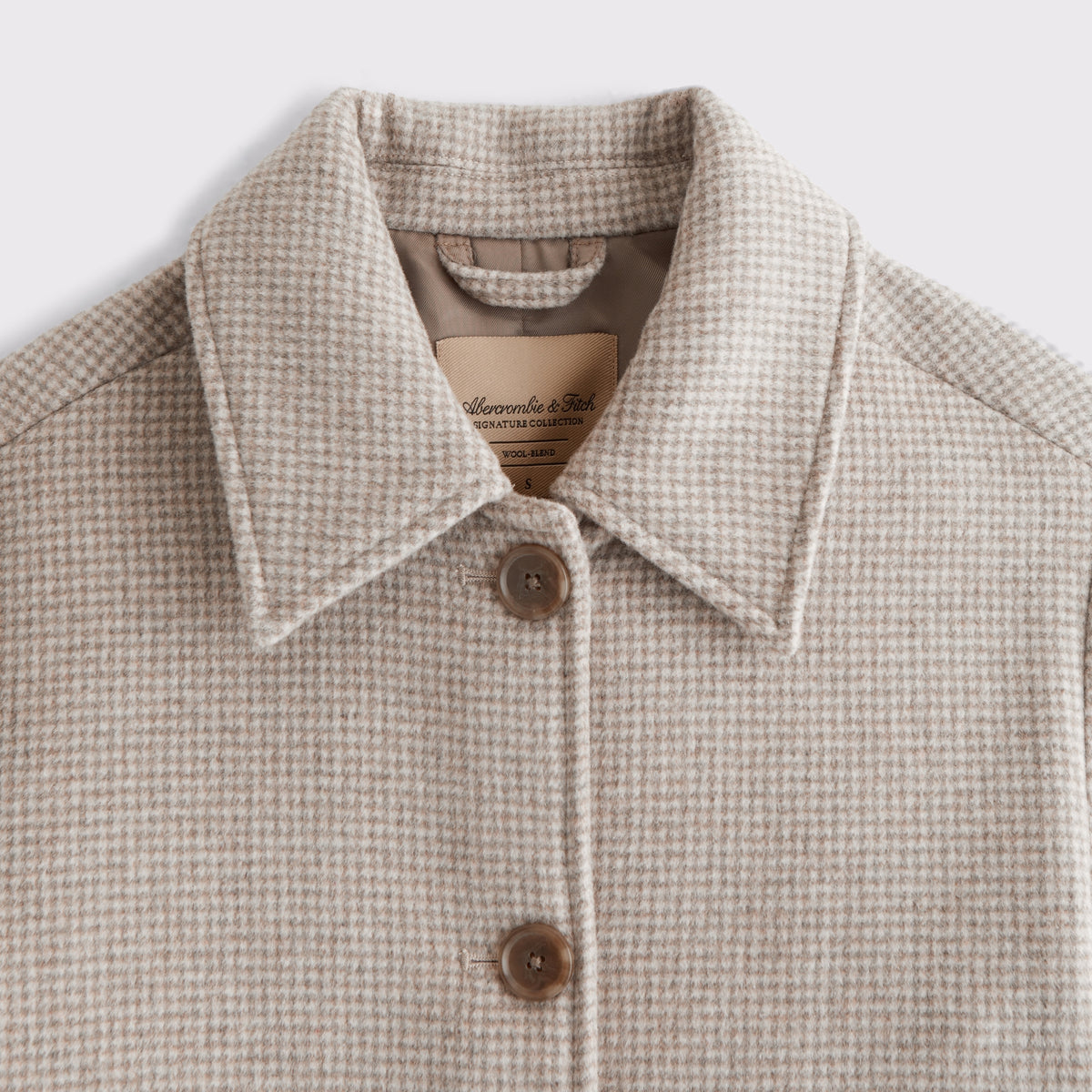 Abercrombie Short Wool-Blend Coat