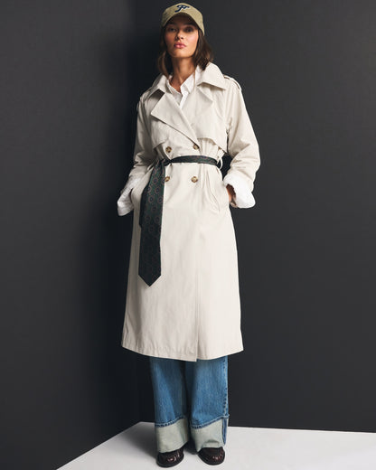 Abercrombie A&F Carrie Long Trench Coat